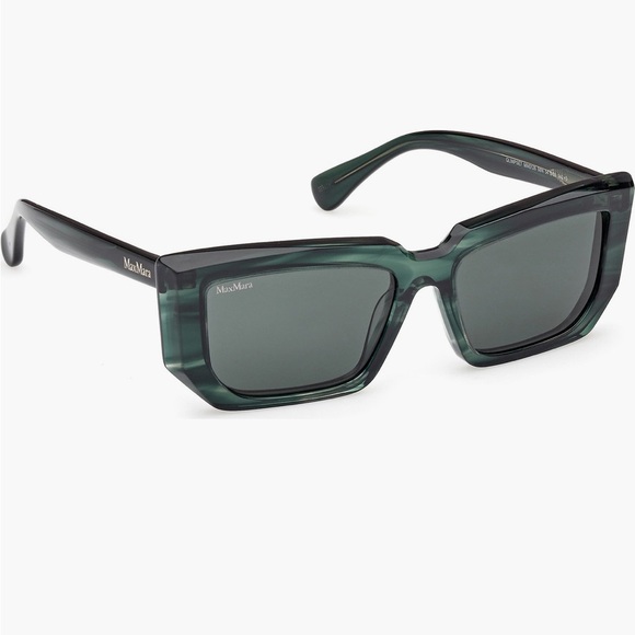 MAX MARA
SUNGLASSES, MM0126 98N GREEN UNISEX EYEWEAR NWC main image 8
